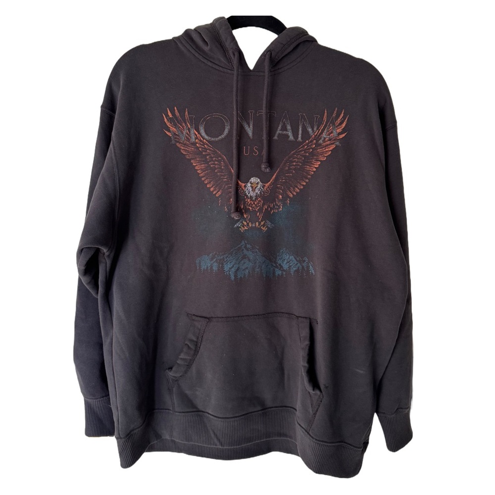Hollister Black Montana Sweatshirt with Eagle Design from Kaitlyn Lewis Gilbert